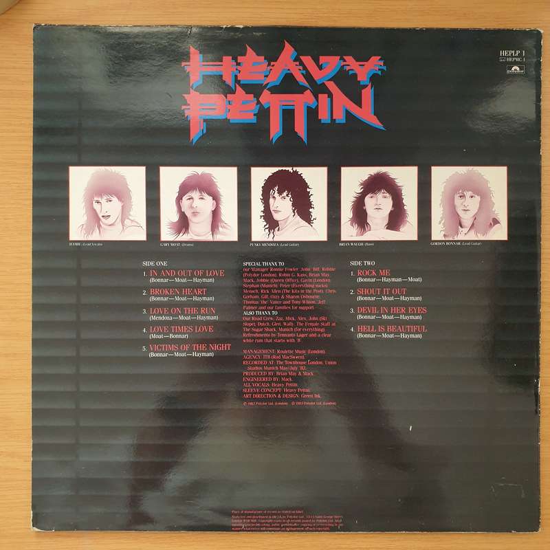 Heavy Pettin  Lettin Loose - Vinyl LP Record - Very-Good+ Quality (VG+) (verygoodplus)