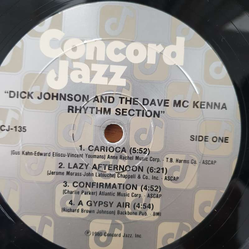 Dick Johnson And The Dave McKenna Rhythm Section  Spider's Blues - Vinyl LP Record - Very-Good...