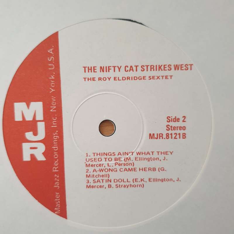 The Roy Eldridge Sextet  The Nifty Cat Strikes West - Vinyl LP Record - Very-Good+ Quality (VG...