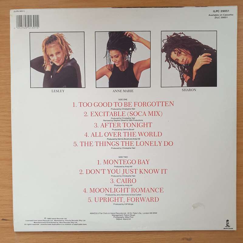 Amazulu  Amazulu  Vinyl LP Record - Very-Good+ Quality (VG+) (verygoodplus)