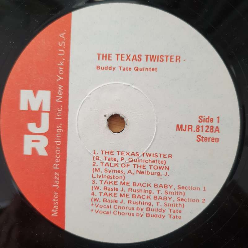 Buddy Tate  The Texas Twister - Vinyl LP Record - Very-Good+ Quality (VG+) (verygoodplus)