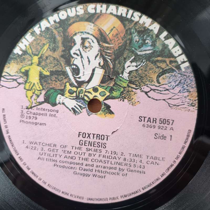 Genesis  Foxtrot -  Vinyl LP Record - Very-Good Quality (VG) (verygood)