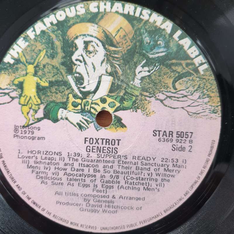 Genesis  Foxtrot -  Vinyl LP Record - Very-Good Quality (VG) (verygood)