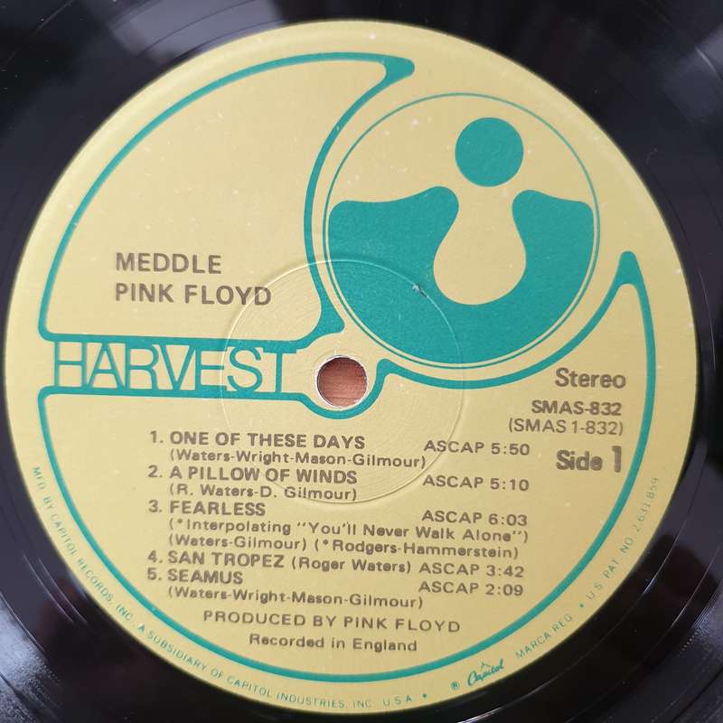 Pink Floyd  Meddle - Vinyl LP Record - Very-Good+ Quality (VG+) (verygoodplus)