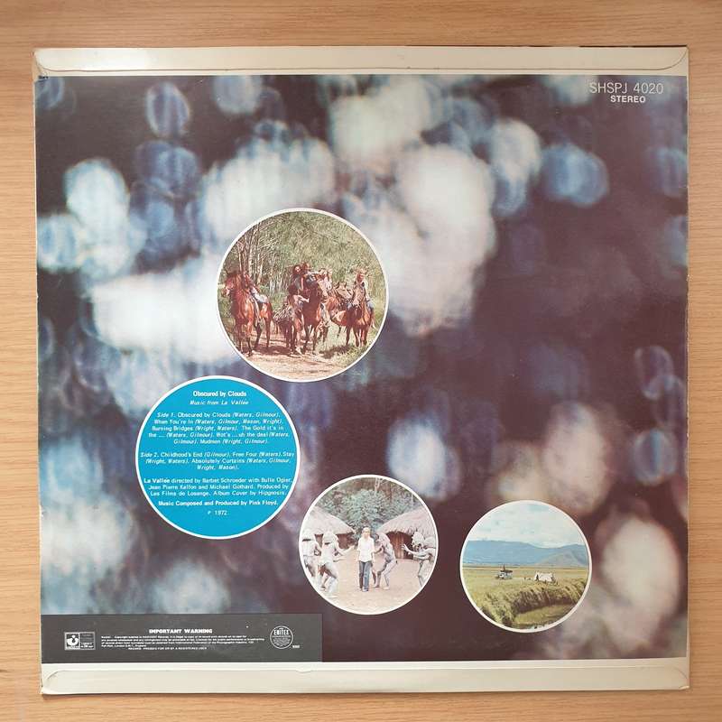 Pink Floyd  Obscured By Clouds (SA) - Vinyl LP Record - Very-Good+ Quality (VG+) (verygoodplus)