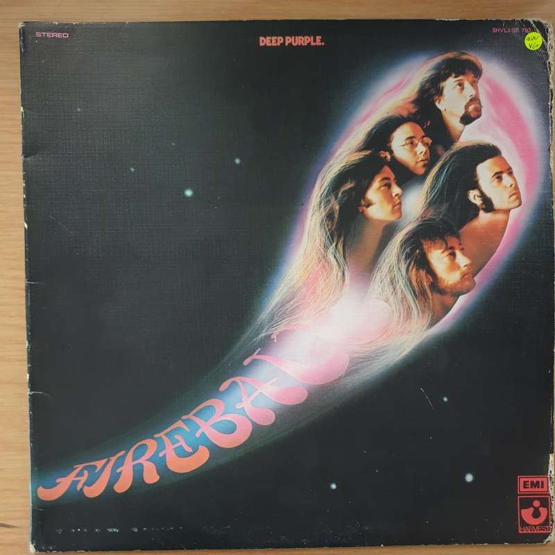 Deep Purple  Fireball  - Vinyl LP Record - Very-Good+ Quality (VG+)