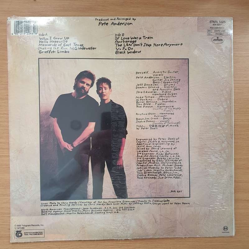 Michelle Shocked  Short Sharp Shocked -  Vinyl LP Record - Sealed