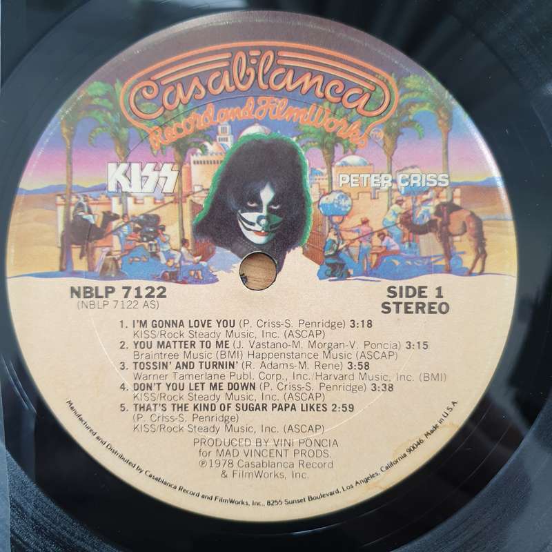 Kiss, Peter Criss  Peter Criss - Vinyl LP Record - Very-Good+ Quality (VG+) (verygoodplus)