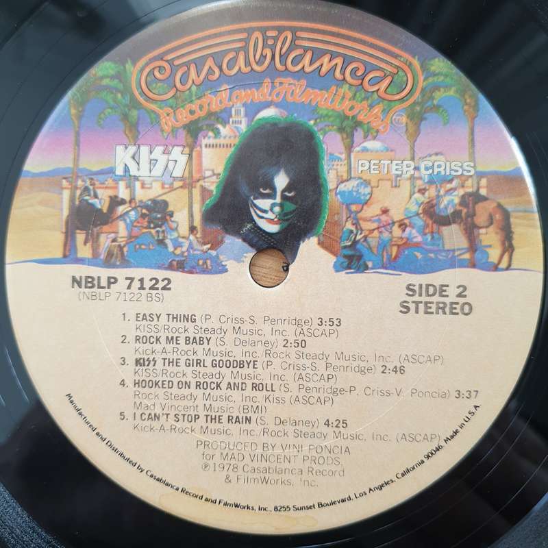Kiss, Peter Criss  Peter Criss - Vinyl LP Record - Very-Good+ Quality (VG+) (verygoodplus)
