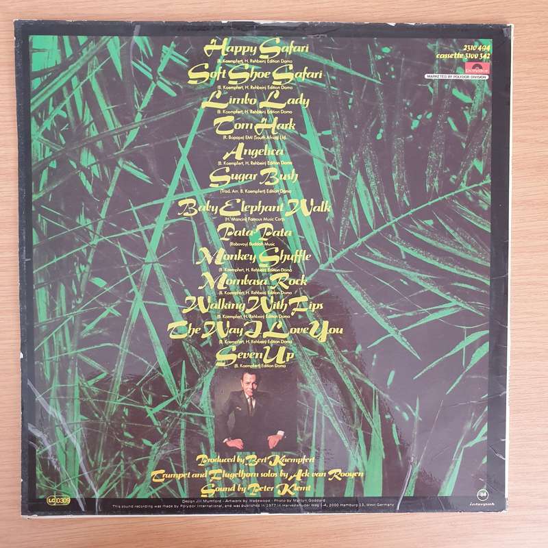 Bert Kaempfert - Safari Swings Again  Vinyl LP Record - Very-Good+ Quality (VG+) (AN)