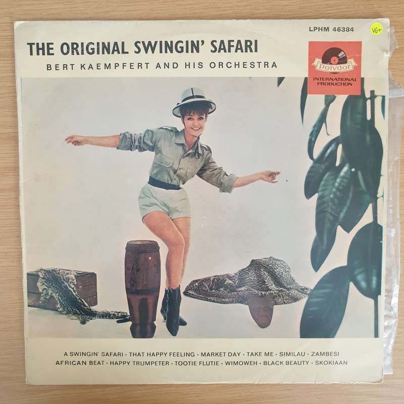 Bert Kaempfert - The Original Swingin' Safari   Vinyl LP Record - Very-Good+ Quality (VG+)