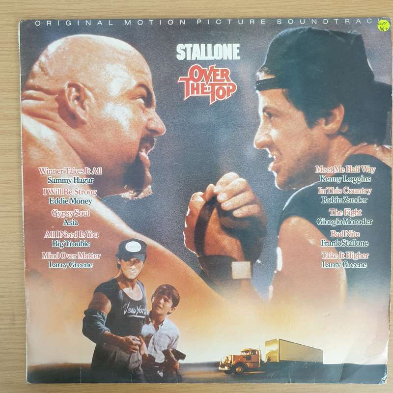 Over The Top - Original Motion Picture Soundtrack   Vinyl LP Record - Very-Good+ Quality (VG+)