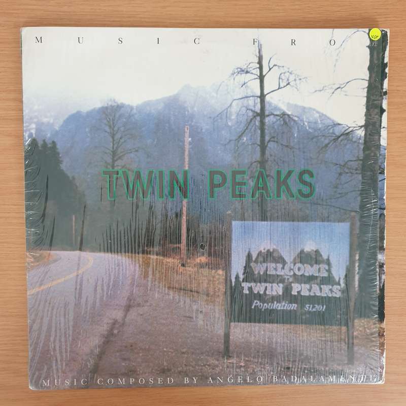 Angelo Badalamenti  Music From Twin Peaks  Vinyl LP Record - Very-Good+ Quality (VG+)