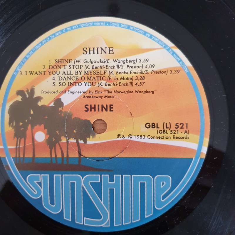 Shine  Shine  - Vinyl LP Record - Very-Good+ Quality (VG+) (verygoodplus)