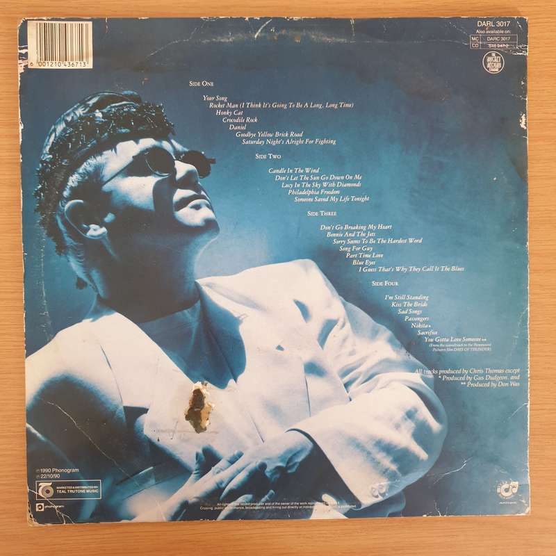 Elton John - The Very Best of Elton John  Vinyl LP Record - Very-Good+ Quality (VG+) (verygood...