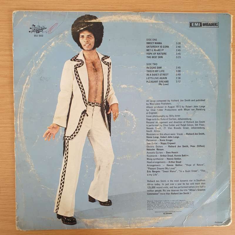 Richard Jon Smith  Sweet Mama - Vinyl LP Record - Very-Good Quality (VG)