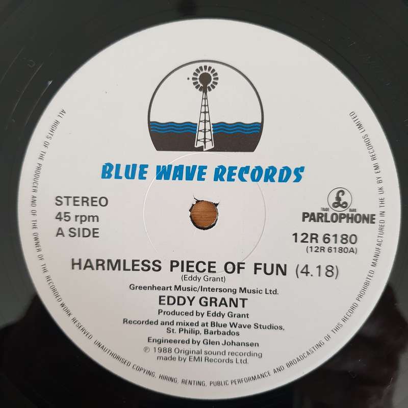 Eddy Grant  Harmless Piece Of Fun - Vinyl LP Record - Very-Good+ Quality (VG+)