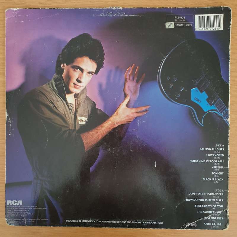 Rick Springfield - Success Hasn't Spoiled Me Yet  - Vinyl LP Record - Very-Good- Quality (VG-) (v...