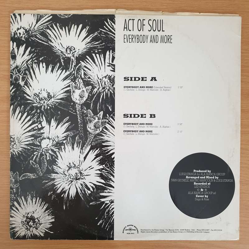 Act Of Soul  Everybody And More - Vinyl LP Record - Very-Good+ Quality (VG+)