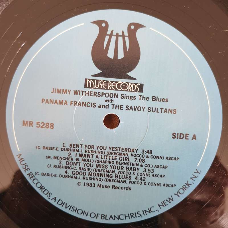 Jimmy Witherspoon  Sings The Blues With Panama Francis And The Savoy Sultans - Vinyl LP Record...