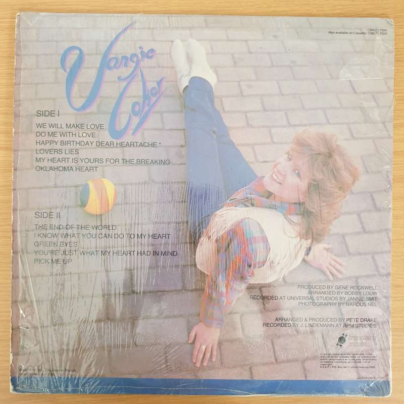 Vangie Coker  You're Just What My Heart Had In Mind - Vinyl LP Record - Very-Good+ Quality ...