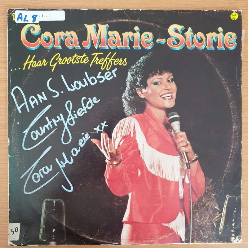 Cora Marie - Storie - Haar Grootste Treffers - Autographed - Vinyl LP Record - Very-Good Quality ...