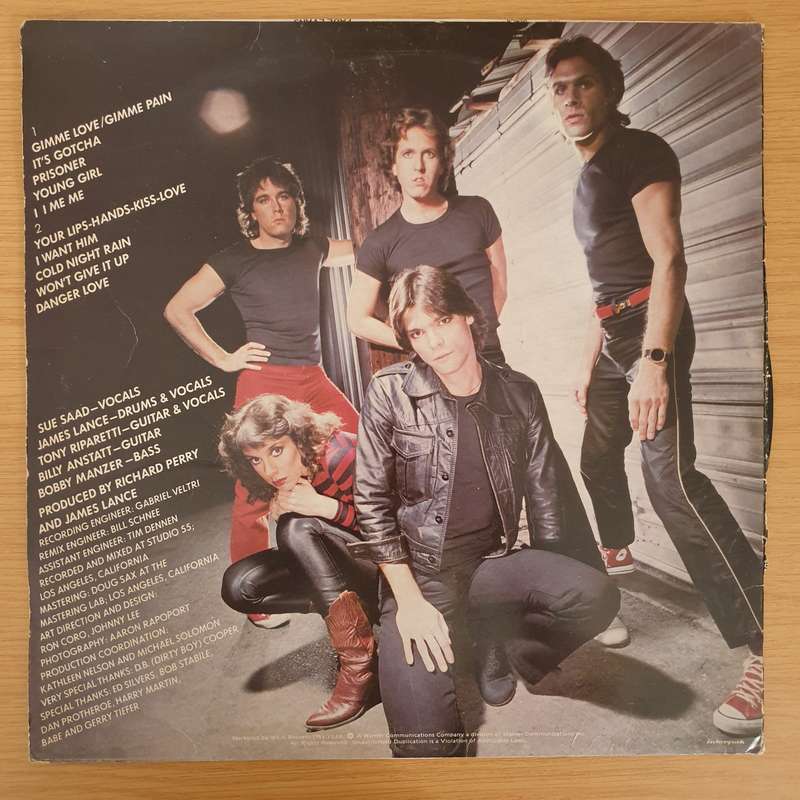Sue Saad and The Next - Vinyl LP Record - Very-Good- Quality (VG-)
