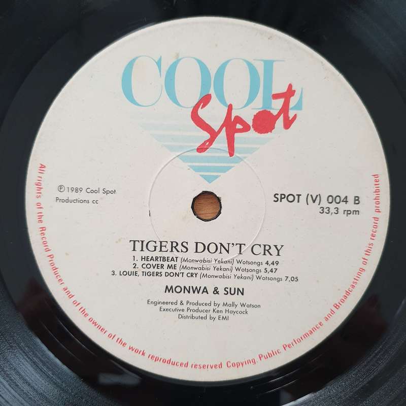 Monwa And Sun  Tigers Don't Cry - Vinyl LP Record  - Good Quality (G) (goood)