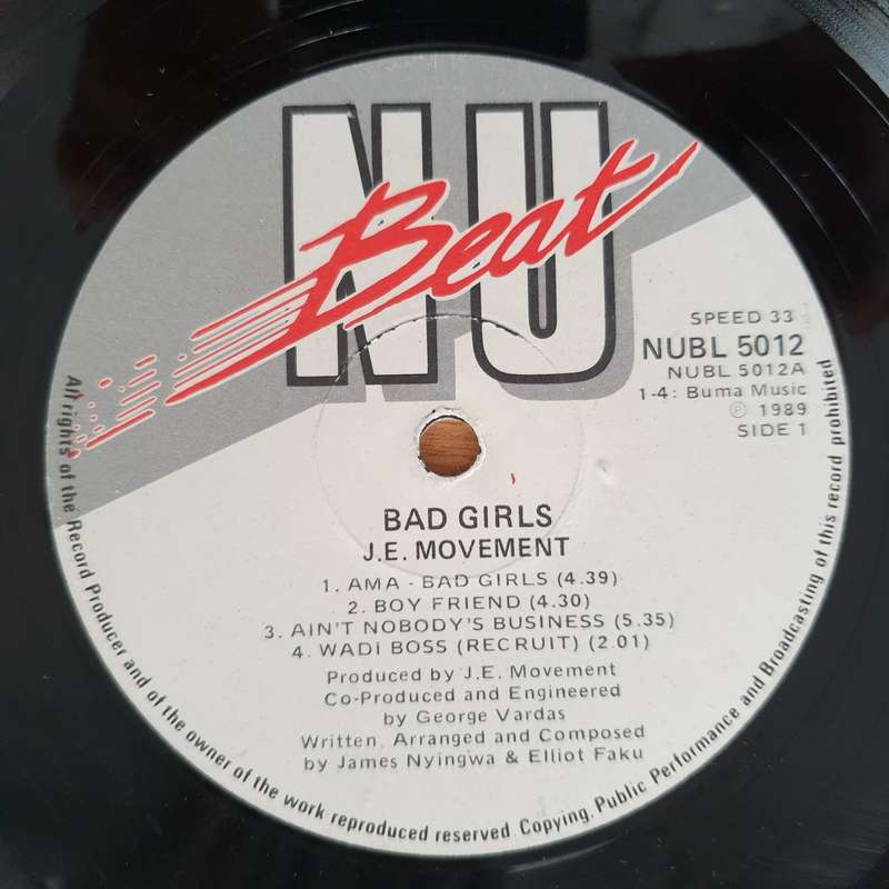 J.E. Movement  Bad Girls - Vinyl LP Record - Good+ Quality (G+) (gplus)