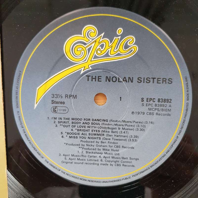 Nolan Sisters  The Nolan Sisters - Vinyl LP Record - Very-Good+ Quality (VG+)