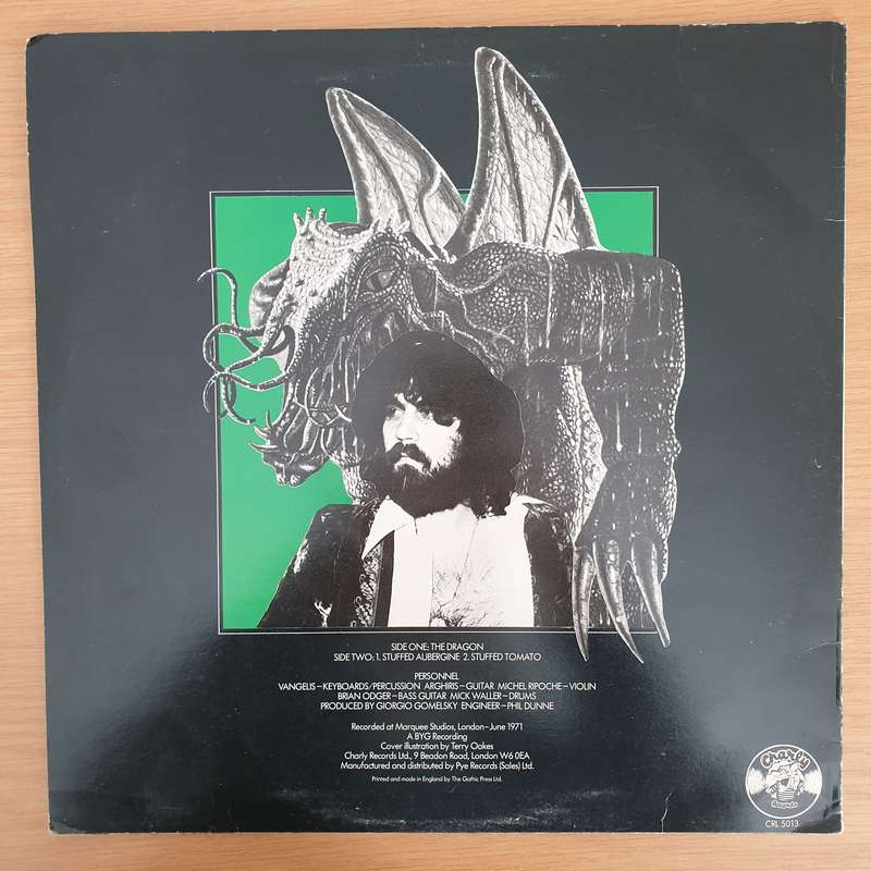 Vangelis  The Dragon - Vinyl LP Record - Very-Good+ Quality (VG+)