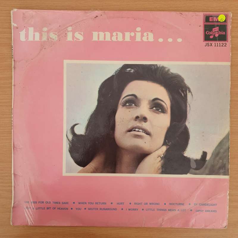 Maria (79)  This Is Maria... - Vinyl LP Record - Very-Good Quality (VG)  (verry)
