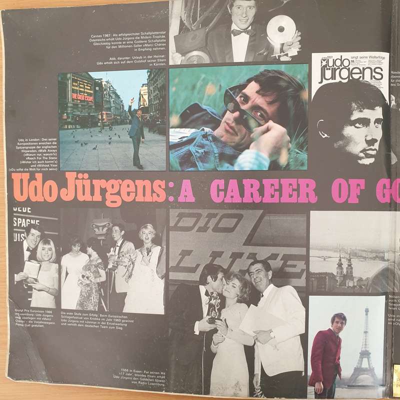 Udo Jürgens  The Golden Udo Jürgens Album - Vinyl LP Record - Very-Good+ Quality (VG+)