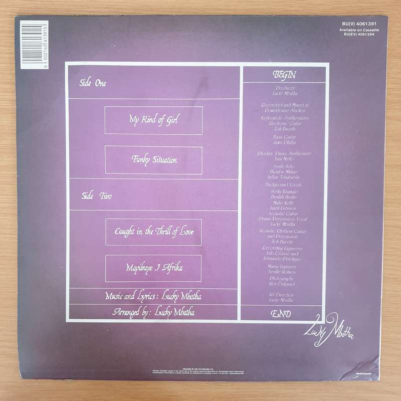 Lucky Mbatha  Funky Situation - Vinyl LP Record - Very-Good+ Quality (VG+)
