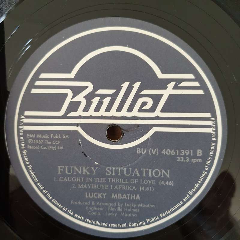 Lucky Mbatha  Funky Situation - Vinyl LP Record - Very-Good+ Quality (VG+)
