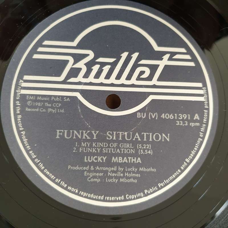 Lucky Mbatha  Funky Situation - Vinyl LP Record - Very-Good+ Quality (VG+)