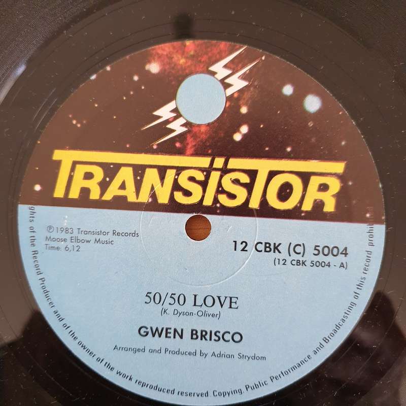 Gwen Brisco  50/50 Love - Vinyl LP Record - Very-Good+ Quality (VG+)