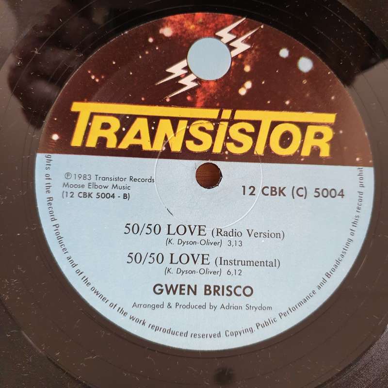 Gwen Brisco  50/50 Love - Vinyl LP Record - Very-Good+ Quality (VG+)