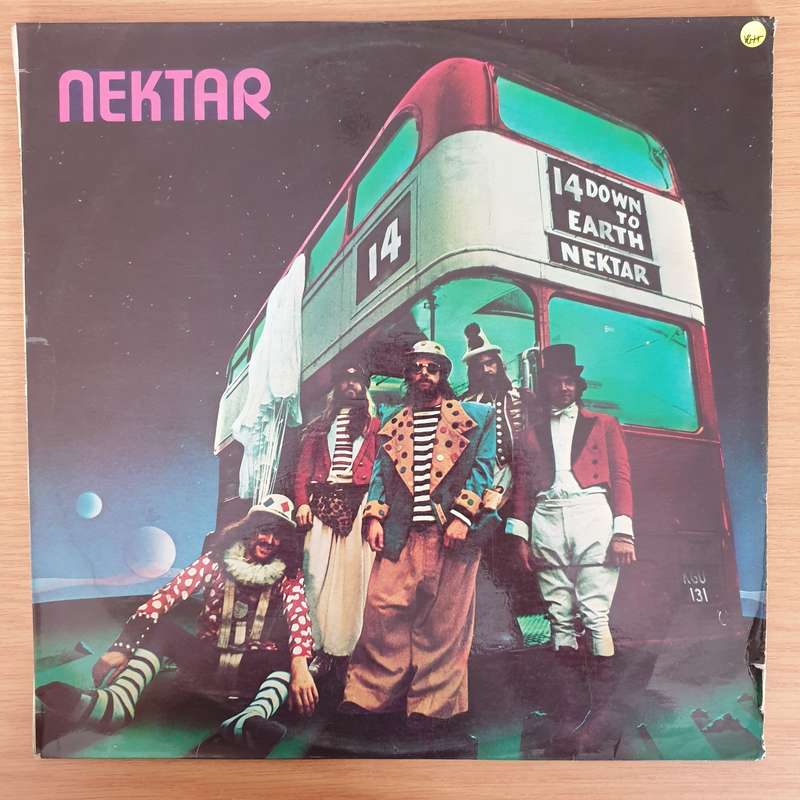 Nektar  Down To Earth - Vinyl LP Record - Very-Good+ Quality (VG+)