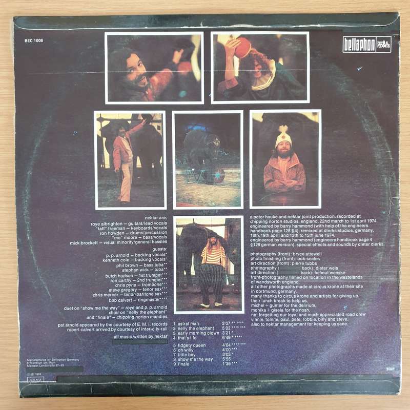 Nektar  Down To Earth - Vinyl LP Record - Very-Good+ Quality (VG+)