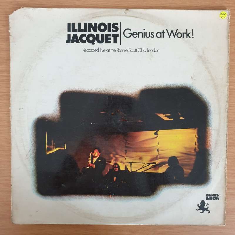 Illinois Jacquet  Genius At Work! - Vinyl LP Record - Very-Good+ Quality (VG+)