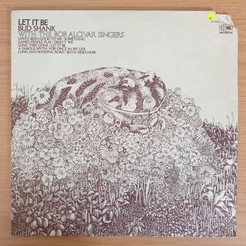 Bud Shank With The Bob Alcivar Singers  Let It Be - Vinyl LP Record - Very-Good Quality (VG)  ...