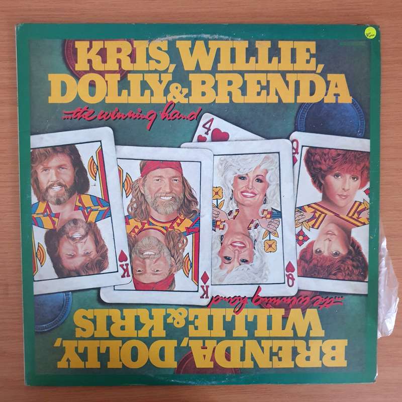Kris, Willie, Dolly & Brenda  The Winning Hand - Double Vinyl LP Record - Very-Good+ Quality (...