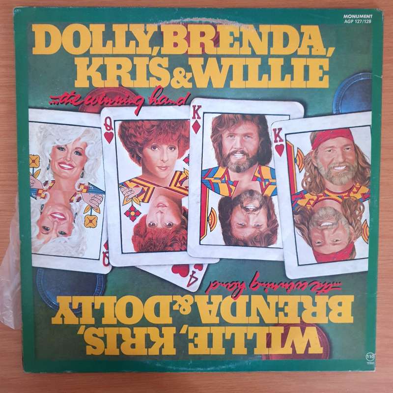 Kris, Willie, Dolly & Brenda  The Winning Hand - Double Vinyl LP Record - Very-Good+ Quality (...