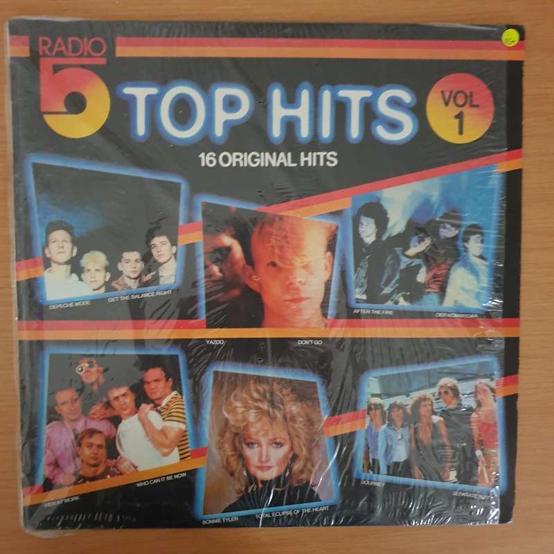 Radio 5 Top Hits Vol 1 (Depeche Mode/Yazoo/Journey..) - Vinyl LP Record - Very-Good+ Quality (VG+...