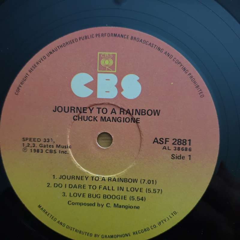 Chuck Mangione  Journey To A Rainbow - Vinyl LP Record - Very-Good+ Quality (VG+) (verygoodplu...