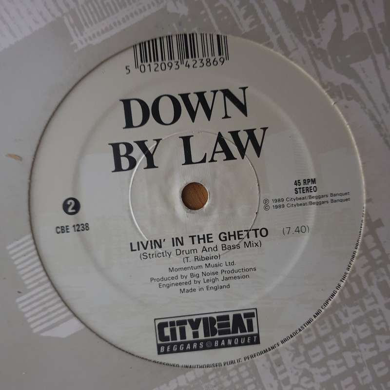 Down By Law  Livin' In The Ghetto - Vinyl LP Record - Very-Good+ Quality (VG+) (verygoodplus)