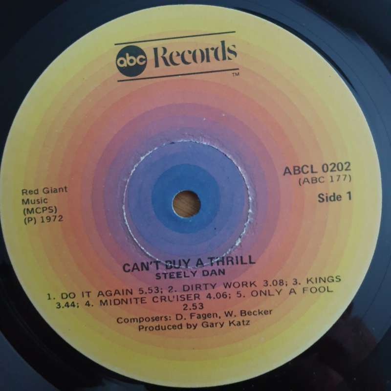 Steely Dan  Can't Buy A Thrill (ABCL) - Vinyl LP Record (VG+)