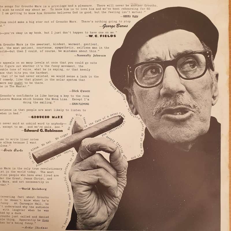 Groucho Marx  An Evening With Groucho- Vinyl LP Record - Very-Good+ Quality (VG+) (verygoodplus)