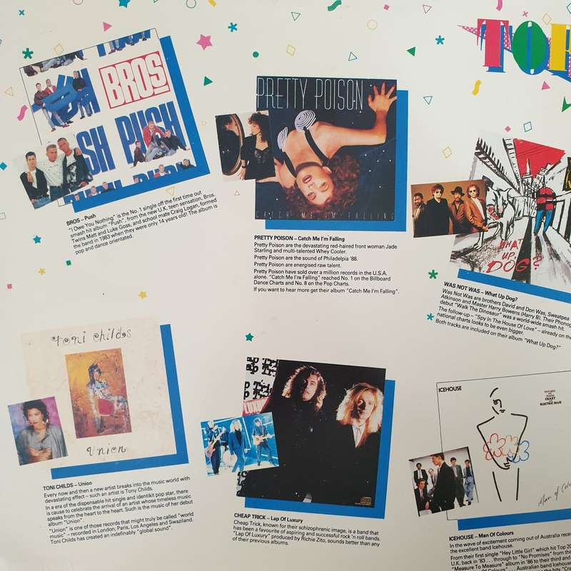 Top of the Pops - Original Artists (Basia, Sandra, Icehouse...)  Vinyl LP Record - Very-Goo...